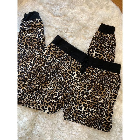 Hot Kiss animal print joggers Fits Med, elastic M - Picture 2 of 3